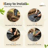 image:imageVINGLI 4300FT Weed Barrier Fabric 32oz Premium Heavy Duty Weed Block Mat Landscape Fabric Woven Geotextile Fabric Durable Weed Control Garden Cloth Ground Cover for Farm Driveway Vegetable65FT300FT