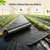image:imageVINGLI 4300FT Weed Barrier Fabric 32oz Premium Heavy Duty Weed Block Mat Landscape Fabric Woven Geotextile Fabric Durable Weed Control Garden Cloth Ground Cover for Farm Driveway Vegetable3FT300FT