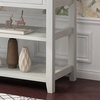 image:imageVINGLI 47 Console Table Entryway Table with 3 Drawers amp 2 Storage Shelves Narrow Sofa Table Behind Couch Console Tables for Living Room Entrance Foyer Hallway Office GreyWhite