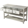 image:imageVINGLI 47 Console Table Entryway Table with 3 Drawers amp 2 Storage Shelves Narrow Sofa Table Behind Couch Console Tables for Living Room Entrance Foyer Hallway Office GreyWhite