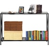 image:imageVINGLI 47 Entryway Table Narrow Console Table with 2Tier Sofa Table Behind Couch Farmhouse Entry Table for Entryway Hallway Living Room Office Grey
