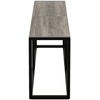 image:imageVINGLI 472 Inch Indoor Outdoor Bench Charcoal Gray Dining amp Patio Bench with Heavy Duty Metal Frame Backless Seating Bench for Dining Room Garden Porch Balcony amp EntrywayGrey