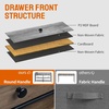 image:imageVINGLI 55 Entryway Table with Charging Station Console Table with 3 Drawers Narrow Sofa Table with 2 Tiers Entry Table with Baffle for Entryway Hallway Living Room Behind Couch GreyGrey