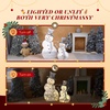 image:imageVINGLI 5FT Pop Up Lighted Snowman Christmas Decorations Outdoor Indoor Prelit 200 Warm White LED Snowman with Broom amp Stakes Collapsible Xmas Yard Lawn Garden Front Porch Patio Holiday DecorDancing 2D Snowman