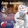image:imageVINGLI 5FT Pop Up Lighted Snowman Christmas Decorations Outdoor Indoor Prelit 200 Warm White LED Snowman with Broom amp Stakes Collapsible Xmas Yard Lawn Garden Front Porch Patio Holiday DecorDancing 2D Snowman