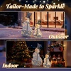 image:imageVINGLI 5FT Pop Up Lighted Snowman Christmas Decorations Outdoor Indoor Prelit 200 Warm White LED Snowman with Broom amp Stakes Collapsible Xmas Yard Lawn Garden Front Porch Patio Holiday DecorDancing 2D Snowman