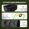 image:imageVINGLI 70lbs Fertilizer Spreader with 15 Adjustable Drop Rate PreAssembled WalkBehind Seed Spreader with 9 Tire for MultiTerrain Broadcast Spreader for Lawn Care amp Seed SpreadingBlack