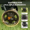 image:imageVINGLI 70lbs Fertilizer Spreader with 15 Adjustable Drop Rate PreAssembled WalkBehind Seed Spreader with 9 Tire for MultiTerrain Broadcast Spreader for Lawn Care amp Seed SpreadingBlack