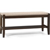 image:imageVINGLI Boho Storage Bench Rattan Entryway Bench with Natural Woven Seat amp Wood Frame Dining Wicker Bench Indoor Bedroom Bench for End of Bed Dining Room Living Room and Hallway Walnut 398 InchWith Storage