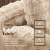 image:imageVINGLI Chaise Lounge Chair Indoor White Boneless Couch Oversized Reading Chair Upholstered Bubble Fleece Cloud Couch Sofa Recliner Bed Comfy Sleeper Couches for Living Room Movie Room BedroomLight Brown