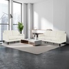 image:imageVINGLI Couches for Living Room Brown 71 Small Sofa Mid Century Modern Couches 3 Seater Comfy Couch Upholstered Soft Chenille Floor Couch for Bedroom Apartment OfficeCreamy White