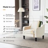 image:imageVINGLI Couches for Living Room Brown 71 Small Sofa Mid Century Modern Couches 3 Seater Comfy Couch Upholstered Soft Chenille Floor Couch for Bedroom Apartment OfficeCreamy White