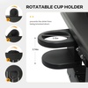 image:imageVINGLI Heavy Duty 880 LBS HDPE Porch Swing Outdoor with Rotatable Cup Holder 1Person Patio Hanging Swing with Adjustable Chains for Porch Yard Tree Garden TeakBlack