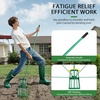 image:imageVINGLI Iron Lawn Leveling Rake 36in for Soil Sand Composs Extended Handle 180Rotation Head with All Handwares for Yard Garden Golf Field Green 36in36in