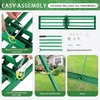 image:imageVINGLI Iron Lawn Leveling Rake 36in for Soil Sand Composs Extended Handle 180Rotation Head with All Handwares for Yard Garden Golf Field Green 36in36in