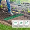 image:imageVINGLI Iron Lawn Leveling Rake 36in for Soil Sand Composs Extended Handle 180Rotation Head with All Handwares for Yard Garden Golf Field Green 36in36in