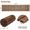 image:imageVINGLI Oversized 22IN W 8FT L Wooden Garden Pathway for Outdoors Roll Out Garden Pathway Walkway Flooring WSteel Wire AntiSlip Texture Ground Stakes Outside Walkway for Patio Wedding PoolsideCarbonized Color