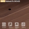 image:imageVINGLI Raised Garden Bed with Trellis amp Hanging Roof Wooden Elevated Planter Box with Drainage Holes for Outdoor Climbing Plants Vegetables Flowers Patio Yard Balcony Carbonized Medium
