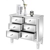image:imageVINGLI 3 Drawer Dresser with Charging Station Small Dresser Grey Chest of Drawers 315 W Gray Wood Dressers for Bedroom Living Room Hallway Home Office 1575 D x 315 W x 315 HSilver