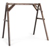 image:imageVINGLI 56FT Porch Swing Frame HeavyDuty 770 LBS Wooden Porch Swing Stand Improved AFrame Swing Stand for 4 FT Swing Bench for Garden Yard Patio Rustic