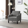 image:imageVINGLI Couches for Living Room Brown 71 Small Sofa Mid Century Modern Couches 3 Seater Comfy Couch Upholstered Soft Chenille Floor Couch for Bedroom Apartment OfficeLight Grey