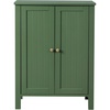 image:imageVINGLI Green Bathroom Storage Cabinet Free Standing Wooden Floor Cabinet with Doors amp Shelves Accent Sideboard Organizer for Kitchen Living Room 236 WGreen
