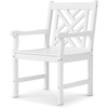 image:imageVINGLI Outdoor Dining Chairs Heavy Duty 330 LBS Wooden Patio Chairs with Comfortable Backrest Solid Wood Patio Dining Chairs Garden Chairs for Yard Front Porch and Deck White 1 PCS