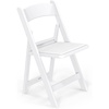 image:imageVINGLI Resin Folding Chairs with Cushion Foldable Plastic Chair with Comfortable Padded Seats Perfect for Event Party Indoor Outdoor White 4 PCWhite