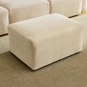 image:imageVINGLI 111 Convertible Modular Sectional SofaComfortable L Shaped Reversible Couch with Ottoman Removable 3 Seater Boneless Modern Couch Durable Chenille Cloud Sofa for Living RoomKhakiCream