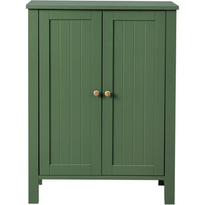 image:imageVINGLI Green Bathroom Storage Cabinet Free Standing Wooden Floor Cabinet with Doors amp Shelves Accent Sideboard Organizer for Kitchen Living Room 236 WGreen