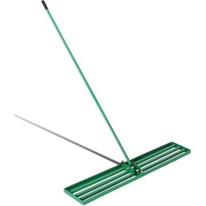 image:imageVINGLI Iron Lawn Leveling Rake 36in for Soil Sand Composs Extended Handle 180Rotation Head with All Handwares for Yard Garden Golf Field Green 36in36in