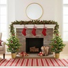 image:imageVINGLI 2 Pcs 4ft Christmas Tree with Plastic Pot 119 PE Branch Tips Small Artificial Xmas Tree Perfect for Bedroom Office Desk Apartment Dorm Small Spaces Holiday Symmetrical DecorGreen