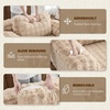 image:imageVINGLI Boneless Chaise Lounge Chair Indoor 555 Deep Seat Sleeper Sofa Bed Upholstered Bubble Fleece Fabric Couches for Living Room Bedroom Play Room No Assembly RequiredLight Brown