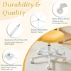 image:imageVINGLI Candy Chair Armless Cute Desk ChairComfy Small Office Chair with WheelsVanity Chair with Lumbar SupportTeddy Adjustable Rolling Swivel Computer Task Chair for Home OfficeBedroomMuted GreySunny Egg Yellow