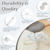 image:imageVINGLI Candy Chair Armless Cute Desk ChairComfy Small Office Chair with WheelsVanity Chair with Lumbar SupportTeddy Adjustable Rolling Swivel Computer Task Chair for Home OfficeBedroomMuted GreyMuted Grey