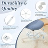 image:imageVINGLI Candy Chair Armless Cute Desk ChairComfy Small Office Chair with WheelsVanity Chair with Lumbar SupportTeddy Adjustable Rolling Swivel Computer Task Chair for Home OfficeBedroomMuted GreyFog Blue