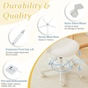 image:imageVINGLI Candy Chair Armless Cute Desk ChairComfy Small Office Chair with WheelsVanity Chair with Lumbar SupportTeddy Adjustable Rolling Swivel Computer Task Chair for Home OfficeBedroomMuted GreyWhite