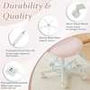 image:imageVINGLI Candy Chair Armless Cute Desk ChairComfy Small Office Chair with WheelsVanity Chair with Lumbar SupportTeddy Adjustable Rolling Swivel Computer Task Chair for Home OfficeBedroomMuted GreyGentle Pink