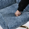 image:imageVINGLI Comfy Fuzzy Vanity Chair Swivel Makeup Chair with Wheels Upholstered Height Adjustable Armchair with Gold Base Modern Ergonomic Desk Chair for Bedroom Home Office Pure WhiteBlue
