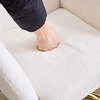 image:imageVINGLI Comfy Fuzzy Vanity Chair Swivel Makeup Chair with Wheels Upholstered Height Adjustable Armchair with Gold Base Modern Ergonomic Desk Chair for Bedroom Home Office Pure WhitePure White