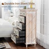 image:imageVINGLI Dresser Wood Chest of Drawers for Bedroom Tall Dresser 6 Drawer Chest Boho Wooden Dressers with Drawers and Solid Wood Legs Rustic Washed White