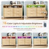 image:imageVINGLI Fluted Dresser for Bedroom 6 Drawer Dresser wRounded Edges Mid Century Modern Dressers Natural Wood Color 468 W156 D31 HOak