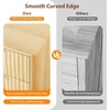 image:imageVINGLI Fluted Dresser for Bedroom 6 Drawer Dresser wRounded Edges Mid Century Modern Dressers Natural Wood Color 468 W156 D31 HOak