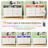 image:imageVINGLI Fluted Dresser for Bedroom 6 Drawer Dresser wRounded Edges Mid Century Modern Dressers Natural Wood Color 468 W156 D31 HWhite