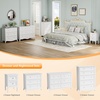 image:imageVINGLI Fluted Dresser for Bedroom 6 Drawer Dresser wRounded Edges Mid Century Modern Dressers Natural Wood Color 468 W156 D31 HWhite