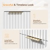 image:imageVINGLI Fluted Dresser for Bedroom 6 Drawer Dresser wRounded Edges Mid Century Modern Dressers Natural Wood Color 468 W156 D31 HWhite