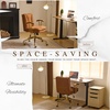 image:imageVINGLI Home Office Desk Chair Comfy with wheelsampRemovable ArmrestsGold Base Vanity Chair with BackAdjustable Rolling Swivel Computer Task Chair for StudyMakeupOfficeBedroomMicrofiberSuedeBrownBrownmicrofiber