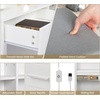 image:imageVINGLI Large Vanity Set with Lighted MirrorModern Makeup Vanity Table Set with LED Lights in 3 ColorsBedroom Dressing Table with 2 Large Drawers and Storage Shelves for WomenBlackampGoldWhite