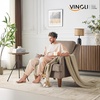 image:imageVINGLI Light Brown MidCentury Accent Chairs Set of 2 Upholstered Armchair Comfy Sofa Chairs High Back Living Room Chair Bedroom Furniture for Apartment