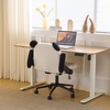 image:imageVINGLI Panda Cute Vanity Chair with Flipup Armrests Adjustable Height Swivel Home Office Desk Chair with Wheels Ergonomic Wide Teddy Fleece Fabric Office Chairfor Bedroom Makeup Teens GrayBlack